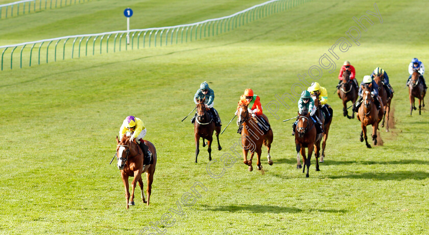 Golden-Lyra-0001 
 GOLDEN LYRA (Cieren Fallon) wins The Prestige Vehicles British EBF Fillies Novice Stakes Div2
Newmarket 30 Oct 2021 - Pic Steven Cargill / Racingfotos.com