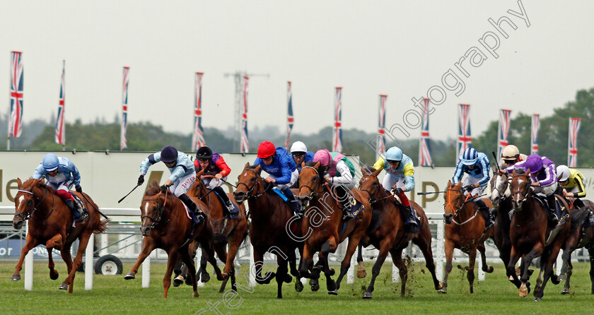 Surefire-0001 
 SUREFIRE (centre pink cap, Hector Crouch) wins The King George V Stakes
Royal Ascot 17 Jun 2021 - Pic Steven Cargill / Racingfotos.com