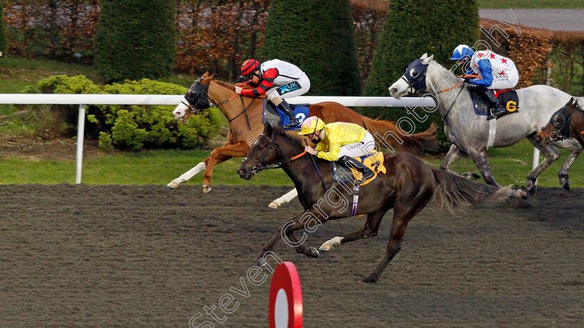 Capote s-Dream-0004 
 CAPOTE'S DREAM (nearside, Kieran Shoemark) beats TURANGA LEELA (farside) in The Unibet Extra Place Offers Every Day Handicap
Kempton 24 Feb 2021 - Pic Steven Cargill / Racingfotos.com