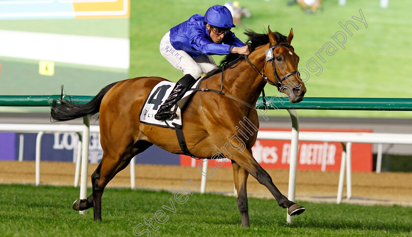 Legend-Of-Time-0002 
 LEGEND OF TIME (William Buick) wins The Jumeirah Guineas
Meydan 2 Feb 2024 - Pic Steven Cargill / Racingfotos.com