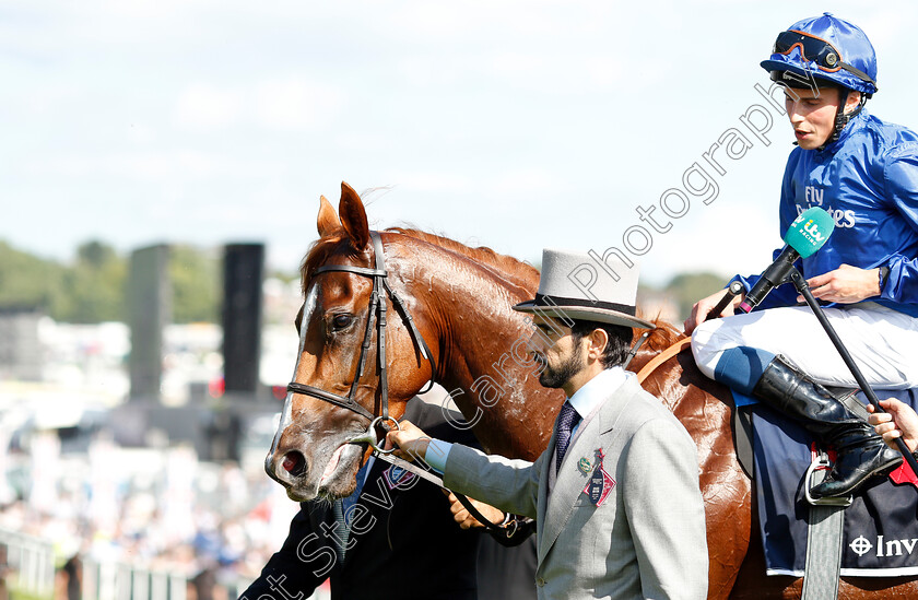 Masar-0019 
 MASAR (William Buick) after The Investec Derby	
Epsom 2 Jun 2018 - Pic Steven Cargill / Racingfotos.com