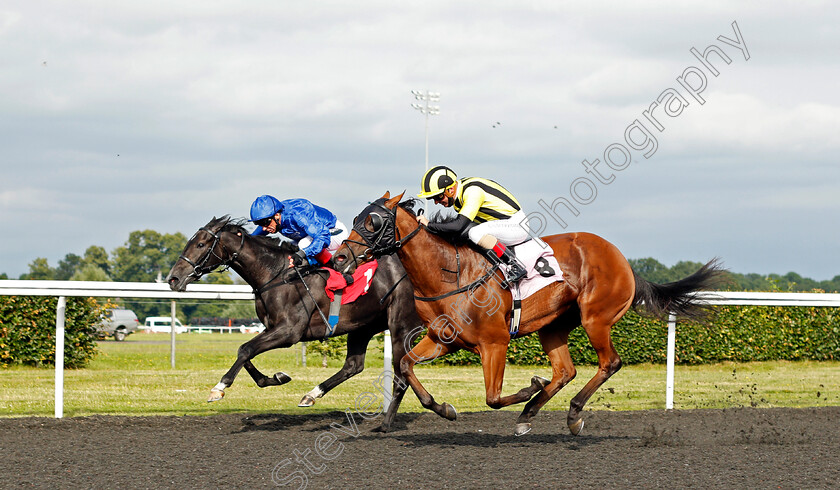 Safra-0003 
 SAFRA (right, Andrea Atzeni) beats BEFORE DAWN (left) in The British Stallion Studs EBF Fillies Novice Stakes
Kempton 30 Jun 2021 - Pic Steven Cargill / Racingfotos.com