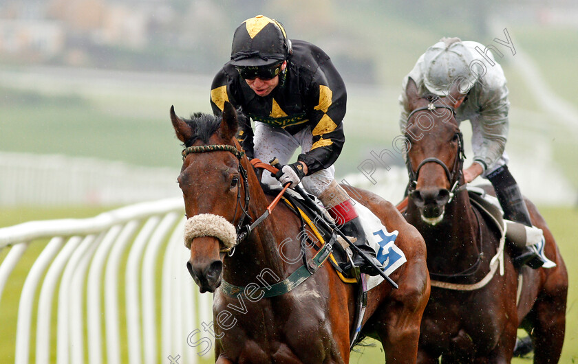 Rayna s-World-0005 
 RAYNA'S WORLD (Jimmy Quinn) wins The Toteexacta Handicap Leicester 28 Apr 2018 - Pic Steven Cargill / Racingfotos.com