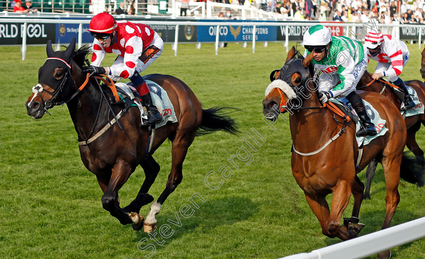 Ejtilaab-0002 
 EJTILAAB (left, David Egan) beats MUSCIKA (right) in The Cazoo Handicap
Epsom 5 Jun 2021 - Pic Steven Cargill / Racingfotos.com