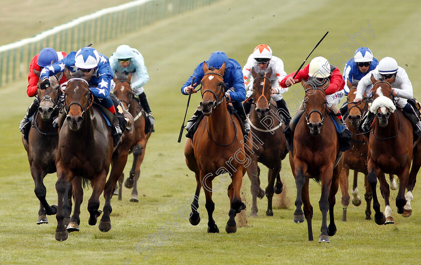 Qabala-0004 
 QABALA (left, David Egan) beats MOT JUSTE (2nd right) in The Lanwades Stud Nell Gwyn Stakes
Newmarket 16 Apr 2019 - Pic Steven Cargill / Racingfotos.com