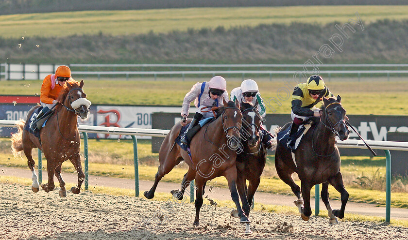 Island-Hideaway-0002 
 ISLAND HIDEAWAY (right, George Rooke) beats FAR ROCKAWAY (centre) and GLORIOUS CAESAR (left) in The Ladbrokes Where The Nation Plays Handicap
Lingfield 10 Jan 2020 - Pic Steven Cargill / Racingfotos.com