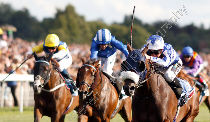 Pivoine-0004 
 PIVOINE (Jason Watson) wins The Sky Bet Handicap
York 25 Aug 2018 - Pic Steven Cargill / Racingfotos.com