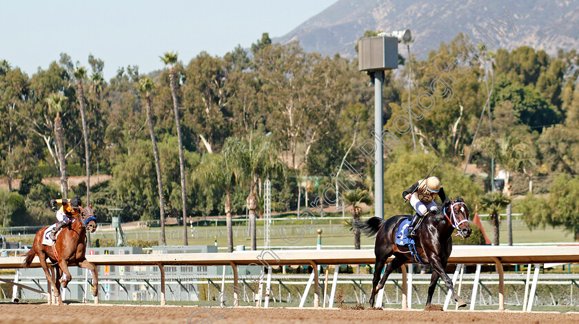 Tap-Back-0001 
 TAP BACK (Victor Espinoza) wins The Golden State Juvenile
Santa Anita USA 1 Nov 2019 - Pic Steven Cargill / Racingfotos.com