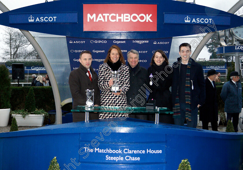 Altior-0014 
 Presentation to Mrs Patricia Pugh and family for The Matchbook Clarence House Chase
Ascot 19 Jan 2019 - Pic Steven Cargill / Racingfotos.com