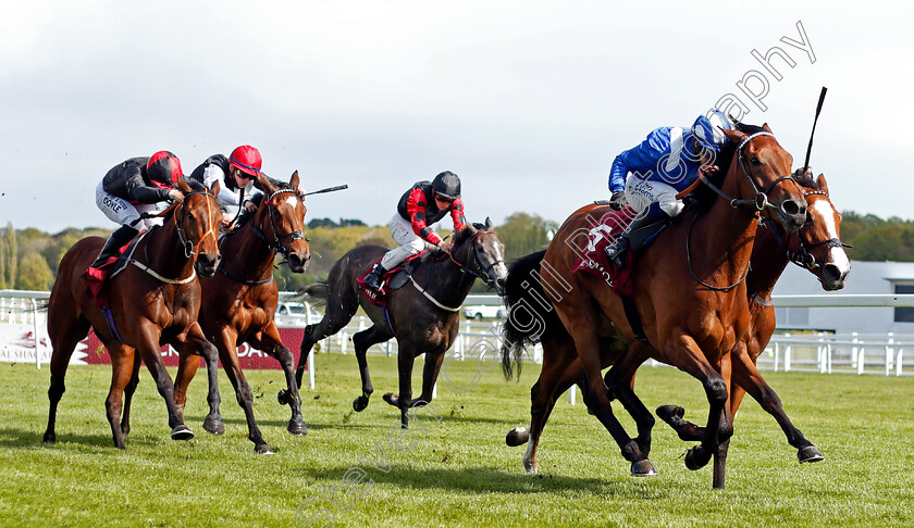 Eshaada-0003 
 ESHAADA (Jim Crowley) wins The Haras de Bouquetot Fillies Trial Stakes
Newbury 15 May 2021 - Pic Steven Cargill / Racingfotos.com