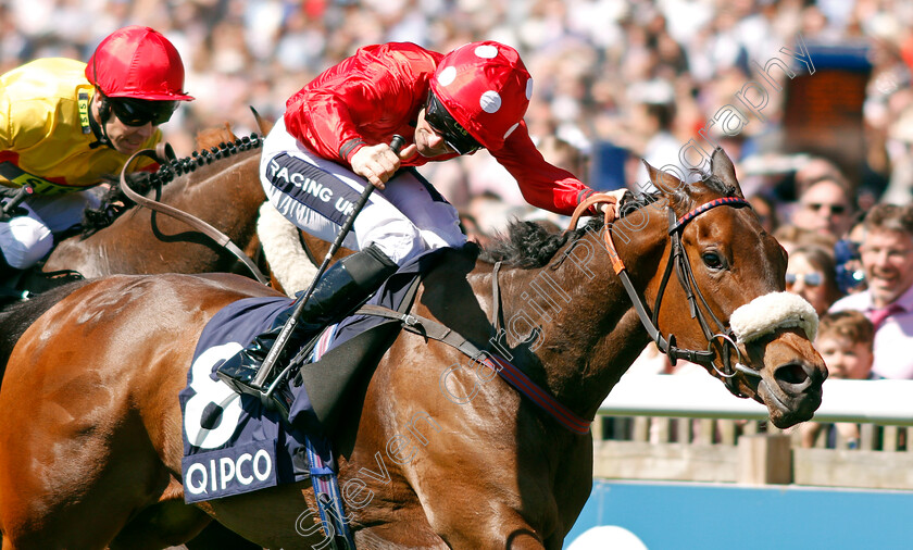 Mabs-Cross-0005 
 MABS CROSS (Paul Mulrennan) wins The Longholes Palace House Stakes Newmarket 5 May 2018 - Pic Steven Cargill / Racingfotos.com