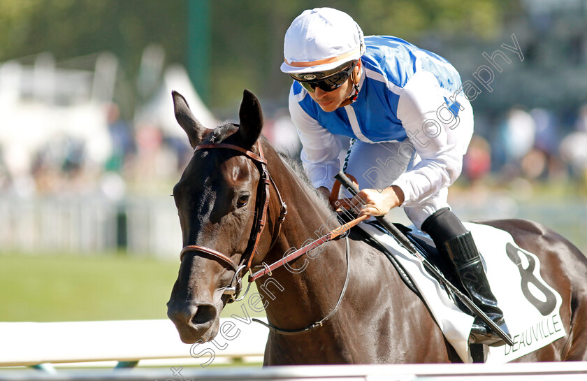 Fabuleuse-0001 
 FABULEUSE (Maxime Guyon)
Deauville 6 Aug 2022 - Pic Steven Cargill / Racingfotos.com