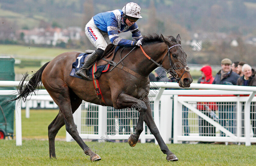 Frodon-0002 
 FRODON (Bryony Frost) wins The Crest Nicholson Handicap Chase Cheltenham 27 Jan 2018 - Pic Steven Cargill / Racingfotos.com