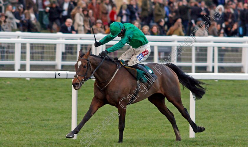 Wholestone-0006 
 WHOLESTONE (Daryl Jacob) wins The Dornan Engineering Relkeel Hurdle Cheltenham 1 Jan 2018 - Pic Steven Cargill / Racingfotos.com