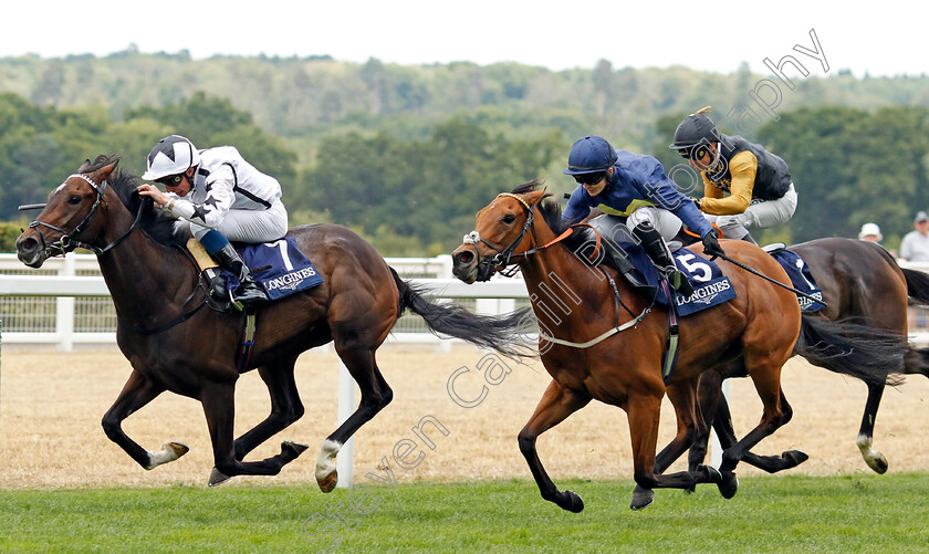 Jumbly-0002 
 JUMBLY (right, Hollie Doyle) beats OSCULA (left) in The Longines Valiant Stakes
Ascot 23 Jul 2022 - Pic Steven Cargill / Racingfotos.com