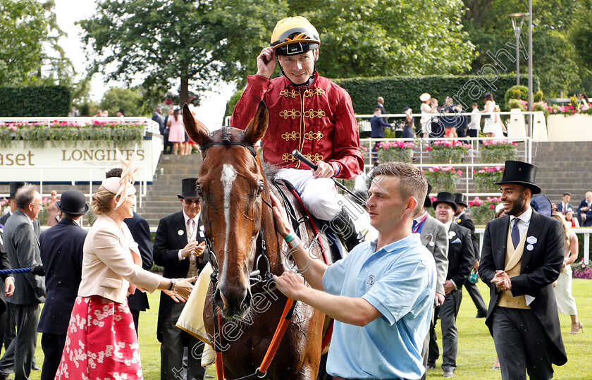 Pallasator-0008 
 PALLASATOR (Jamie Spencer) after The Queen Alexandra Stakes
Royal Ascot 23 Jun 2018 - Pic Steven Cargill / Racingfotos.com