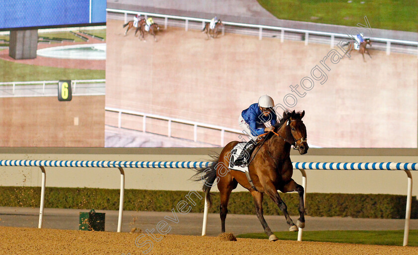 Gold-Town-0004 
 GOLD TOWN (William Buick) wins The UAE 2000 Guineas Trial Div1 Meydan 25 Jan 2018 - Pic Steven Cargill / Racingfotos.com