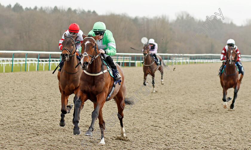 Emraan-0006 
 EMRAAN (Richard Kingscote) wins The Bombardier Golden Beer Novice Stakes
Lingfield 14 Feb 2020 - Pic Steven Cargill / Racingfotos.com