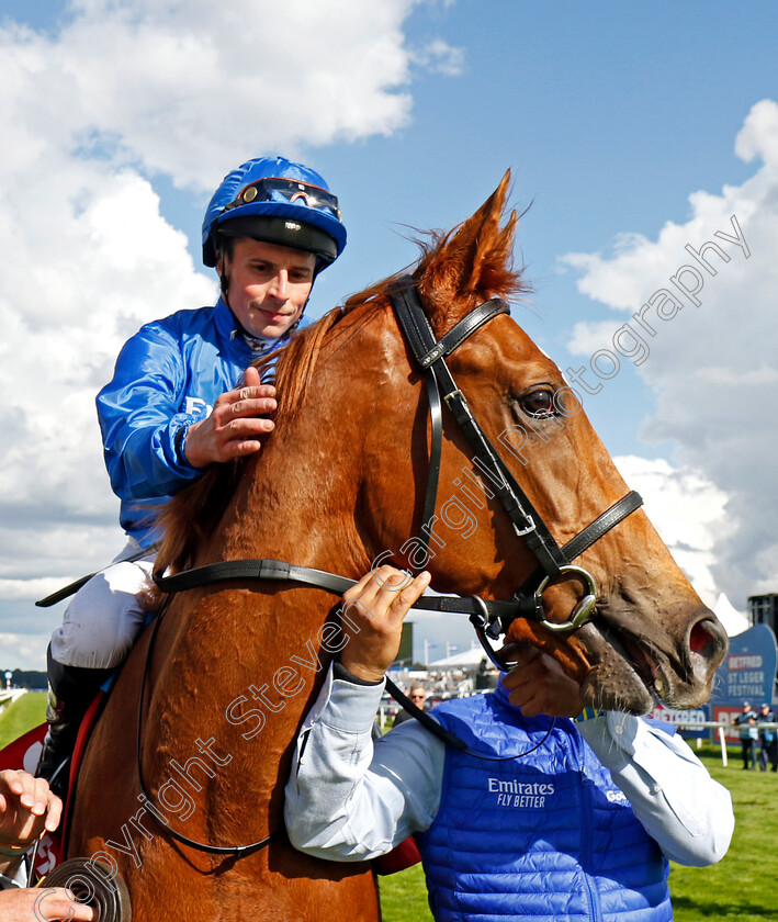 Desert-Flower-0008 
 DESERT FLOWER (William Buick) winner of The Betfred May Hill Stakes
Doncaster 12 Sep 2024 - Pic Steven Cargill / Racingfotos.com