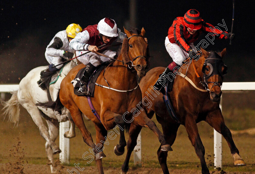 Sir-Canford-and-Sea-Of-Mystery-0001 
 SIR CANFORD (left, P J McDonald) with SEA OF MYSTERY (right)
Chelmsford 27 Nov 2020 - Pic Steven Cargill / Racingfotos.com