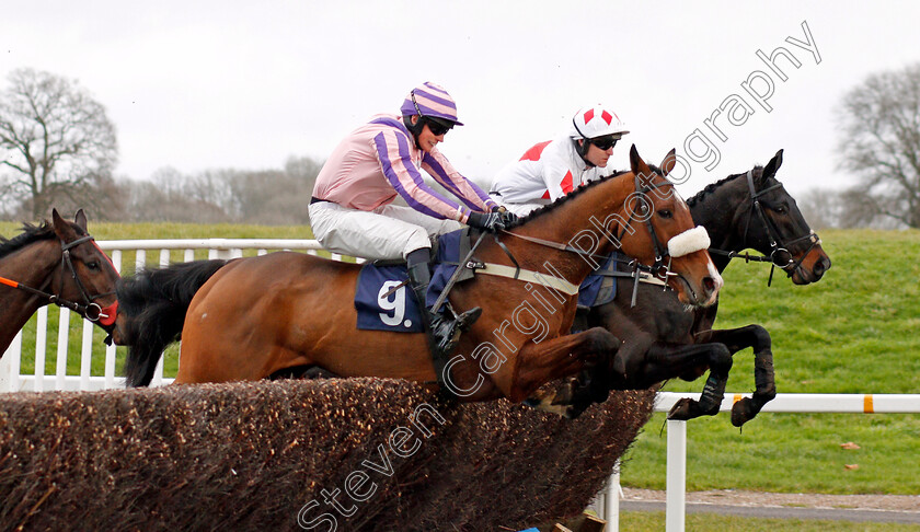 Mouseinthehouse-0001 
 MOUSEINTHEHOUSE (nearside, Conor Ring) with NATIVE ROBIN (farside)
Chepstow 7 Dec 2019 - Pic Steven Cargill / Racingfotos.com