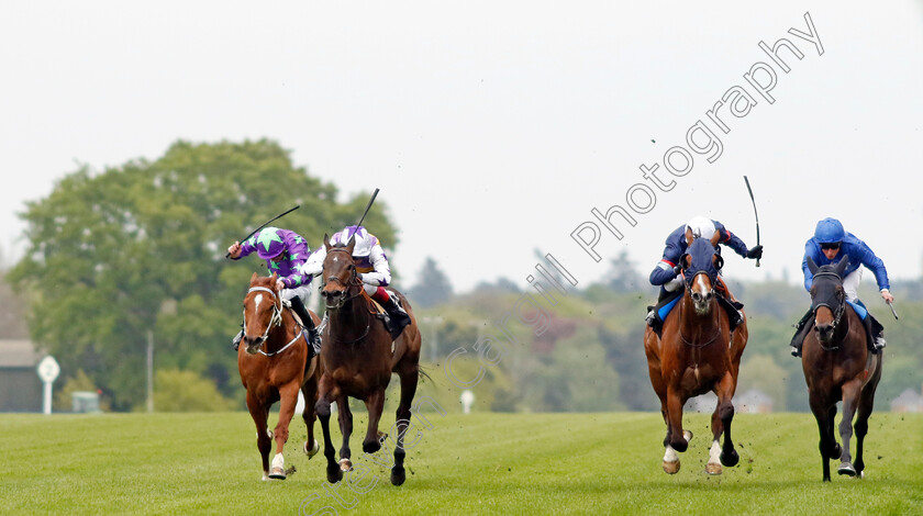 New-Mandate-0001 
 NEW MANDATE (2nd left, Frankie Dettori) beats SIR BUSKER (2nd right) VALIANT PRINCE (right) and INTELLOGENT (left) in The Paradise Stakes
Ascot 27 Apr 2022 - Pic Steven Cargill / Racingfotos.com