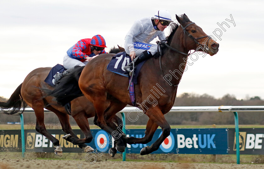 One-Night-Stand-0001 
 ONE NIGHT STAND (Kieran O'Neill) wins The Build The Acca With Betuk Handicap
Lingfield 20 Jan 2024 - Pic Steven Cargill / Racingfotos.com