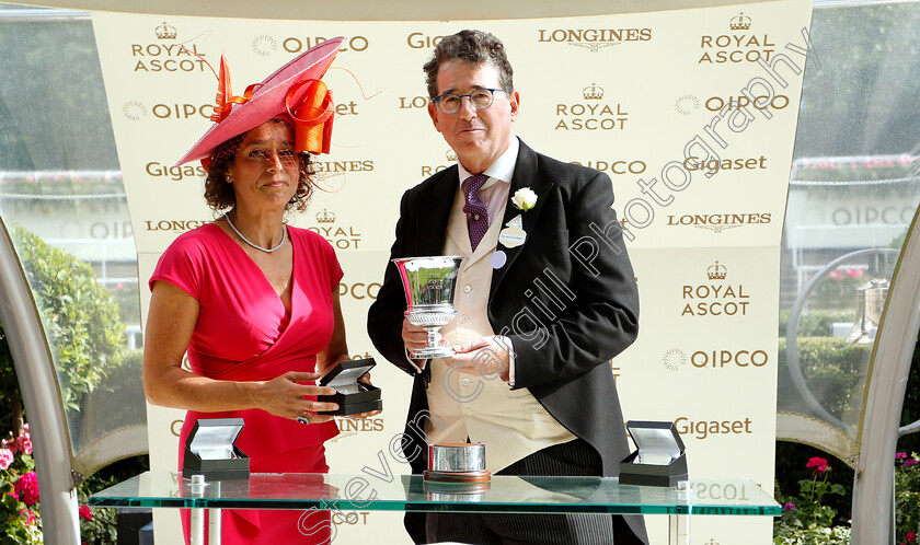 Expert-Eye-0014 
 Presentation by Alex Polizzi to Lord Grimthorpe for The Jersey Stakes won by EXPERT EYE
Royal Ascot 20 Jun 2018 - Pic Steven Cargill / Racingfotos.com