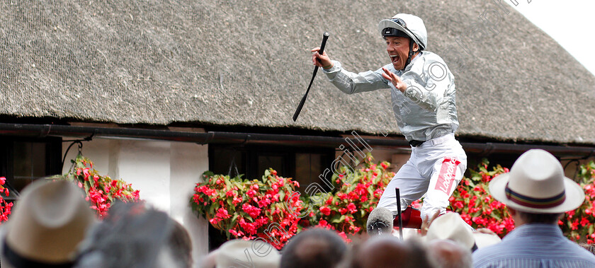 Raffle-Prize-0008 
 Frankie Dettori leaps from RAFFLE PRIZE after winning The Duchess Of Cambridge Stakes
Newmarket 12 Jul 2019 - Pic Steven Cargill / Racingfotos.com