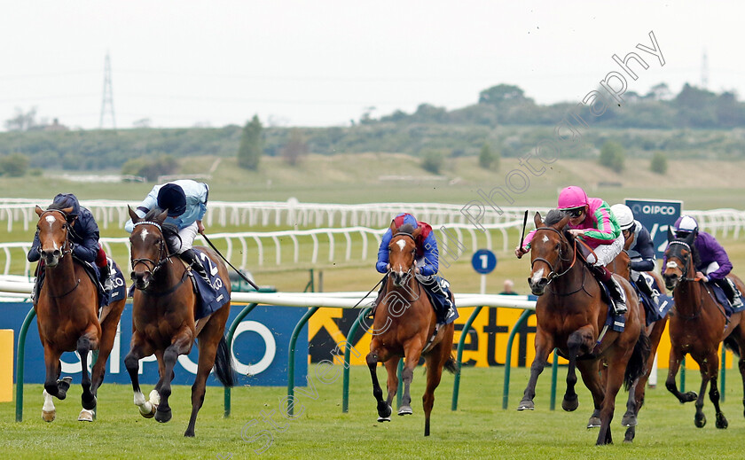 Cachet-0005 
 CACHET (James Doyle) beats PROSPEROUS VOYAGE (right) in The Qipco 1000 Guineas
Newmarket 1 May 2022 - Pic Steven Cargill / Racingfotos.com