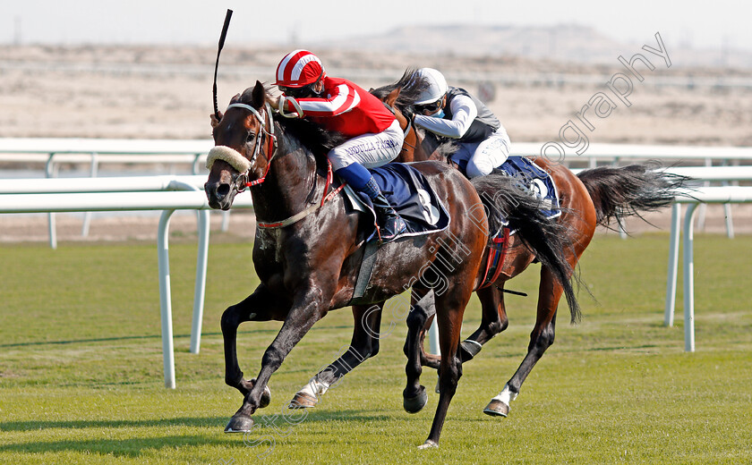 Tuwaisan-0001 
 TUWAISAN (Abdulla Faisal) wins The Bahrain Economic Development Board Cup
Rashid Equestrian & Horseracing Club, Bahrain 20 Nov 2020 - Pic Steven Cargill / Racingfotos.com