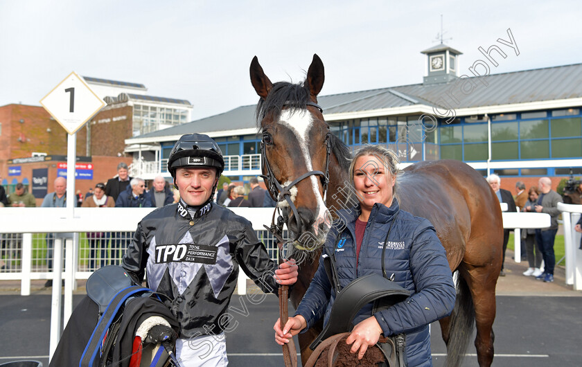 Rajmeister-0013 
 RAJMEISTER (Harry Burns) winner of The British Racing Supports Stephen Lawrence Day Apprentice Handicap
Nottingham 22 Apr 2023 - pic Steven Cargill / Becky Bailey / Racingfotos.com