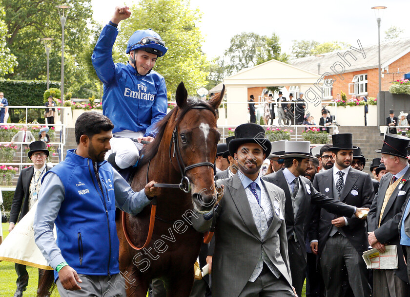 Blue-Point-0012 
 BLUE POINT (William Buick) after The King's Stand Stakes
Royal Ascot 19 Jun 2018 - Pic Steven Cargill / Racingfotos.com