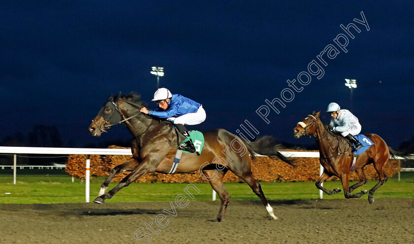 Native-Approach-0004 
 NATIVE APPROACH (William Buick) wins The Unibet More Extra Place Races Maiden Stakes Div1
Kempton 14 Feb 2024 - Pic Steven Cargill / Racingfotos.com