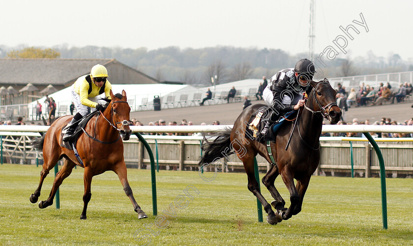 Lavender s-Blue-0001 
 LAVENDER'S BLUE (Robert Havlin) wins The bet365 EBF Fillies Maiden Stakes Div2
Newmarket 16 Apr 2019 - Pic Steven Cargill / Racingfotos.com