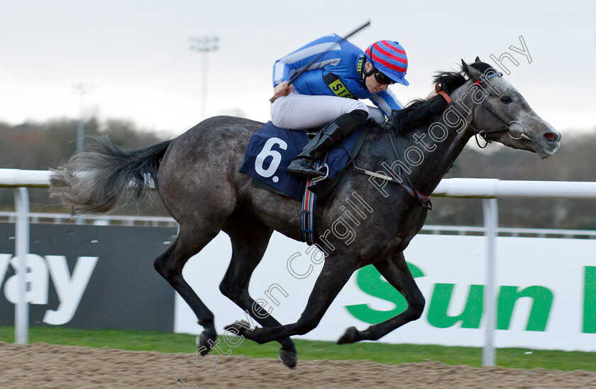 Delicious-0007 
 DELICIOUS (Callum Shepherd) wins The Ladbrokes Bet £5 Get £20 Nursery
Wolverhampton 28 Nov 2018 - Pic Steven Cargill / Racingfotos.com