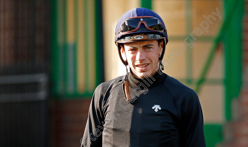 James-Doyle-0001 
 JAMES DOYLE before riding YOUNG RASCAL at Epsom Racecourse in preparation for The Investec Derby, 22 May 2018 - Pic Steven Cargill / Racingfotos.com