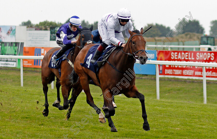 Electric-Love-0001 
 ELECTRIC LOVE (Laura Pearson) wins The Quinnbet Acca Bonus Handicap
Yamouth 1 Jul 2021 - Pic Steven Cargill / Racingfotos.com