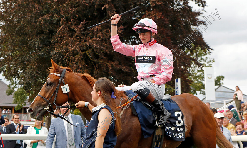 Live-In-The-Dream-0014 
 LIVE IN THE DREAM (Sean Kirrane) winner of The Coolmore Nunthorpe Stakes
York 25 Aug 2023 - Pic Steven Cargill / Racingfotos.com