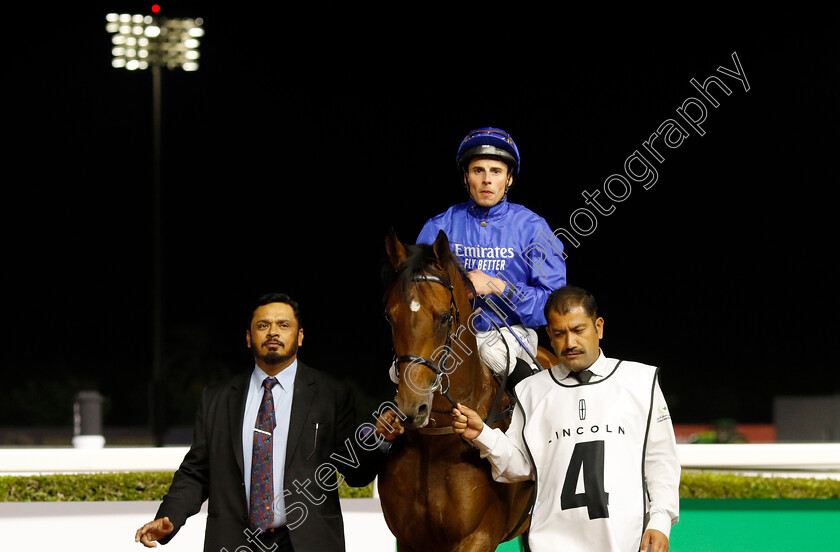 Legend-Of-Time-0010 
 LEGEND OF TIME (William Buick) winner of The Jumeirah Guineas
Meydan 2 Feb 2024 - Pic Steven Cargill / Racingfotos.com