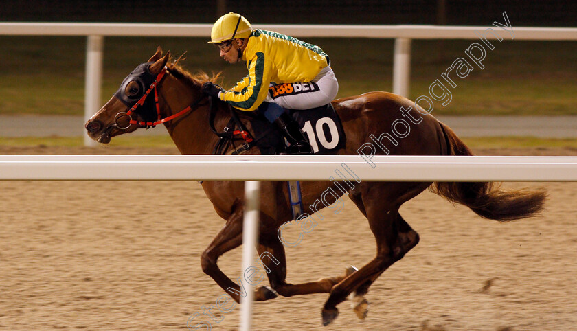 Rock-On-Baileys-0004 
 ROCK ON BAILEYS (Silvestre De Sousa) wins The Bet toteplacepot At betfred.com Nursery Chelmsford 23 Nov 2017 - Pic Steven Cargill / Racingfotos.com