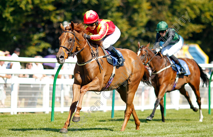 Trusty-Rusty-0004 
 TRUSTY RUSTY (Mollie Phillips) wins The Mildren Construction Wateraid Fillies Handicap
Salisbury 11 Aug 2022 - Pic Steven Cargill / Racingfotos.com