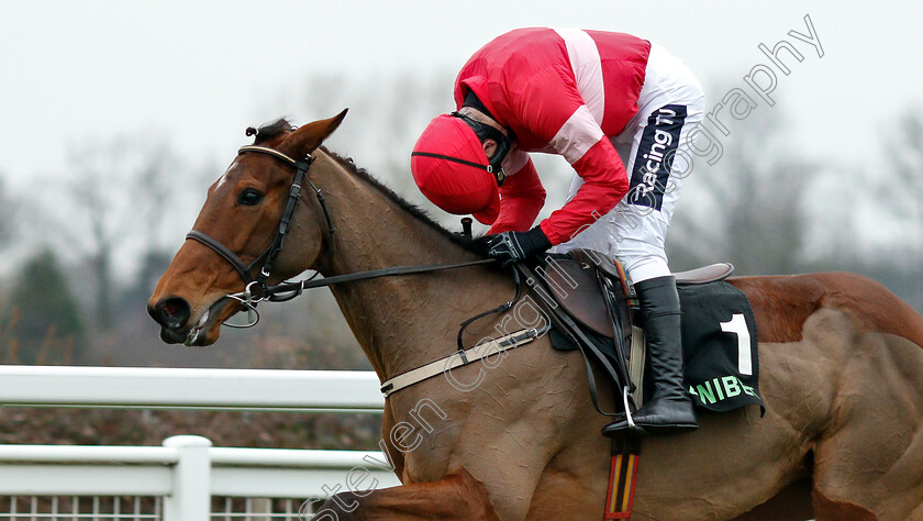 Laurina-0010 
 LAURINA (Ruby Walsh) wins The Unibet Mares Hurdle
Sandown 5 Jan 2019 - Pic Steven Cargill / Racingfotos.com