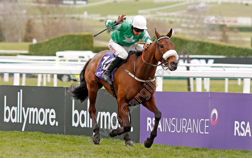 Presenting-Percy-0001 
 PRESENTING PERCY (Davy Russell) wins The RSA Insurance Novices Chase Cheltenham 14 Mar 2018 - Pic Steven Cargill / Racingfotos.com