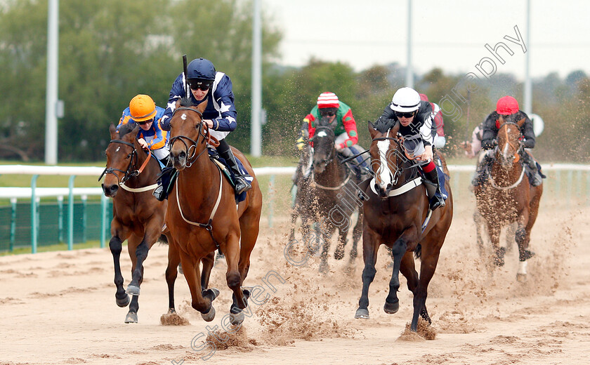 Littledidyouknow-0002 
 LITTLEDIDYOUKNOW (left, Luke Morris) beats BETTYS HOPE (right) in The British EBF Novice Median Auction Stakes
Southwell 29 Apr 2019 - Pic Steven Cargill / Racingfotos.com