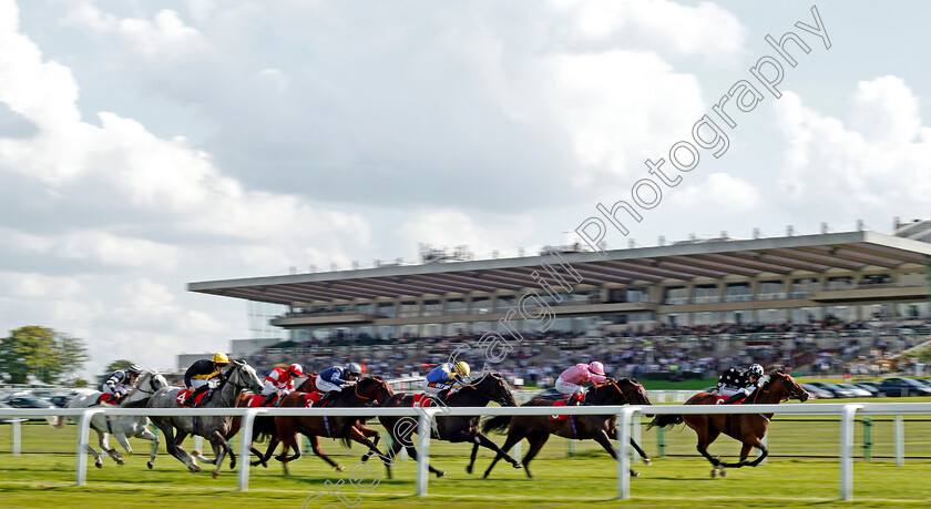 Gnaad-0001 
 GNAAD (right, Joshua Bryan) wins The Visit racinguk.com Handicap Sandown 1 Sep 2017 - Pic Steven Cargill / Racingfotos.com