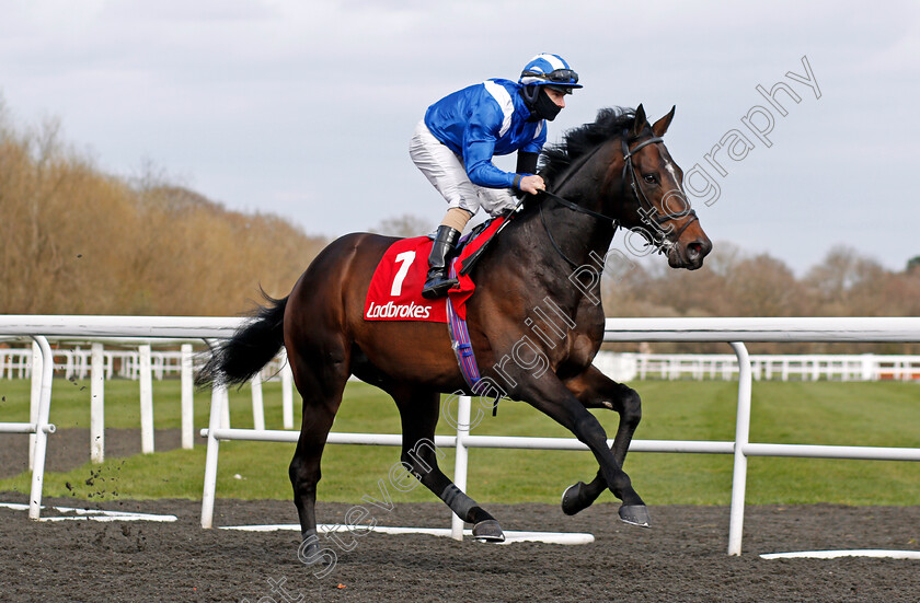 Al-Zaraqaan-0001 
 AL ZARAQAAN (Richard Kingscote) winner of The Ladbrokes Roseberry Handicap
Kempton 27 Mar 2021 - Pic Steven Cargill / Racingfotos.com