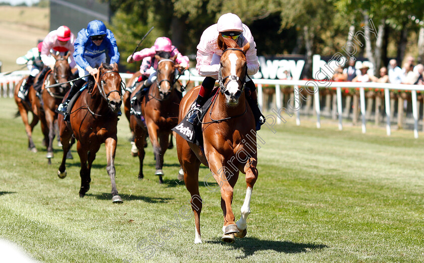 Royal-Intervention-0001 
 ROYAL INTERVENTION (Gerald Mosse) wins The Betway Empress Fillies Stakes
Newmarket 30 Jun 2018 - Pic Steven Cargill / Racingfotos.com