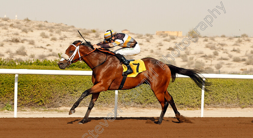 Shamaal-Nibras-0004 
 SHAMAAL NIBRAS (Pat Dobbs) wins The Jebel Ali Mile Jebel Ali 26 Jan 2018 - Pic Steven Cargill / Racingfotos.com