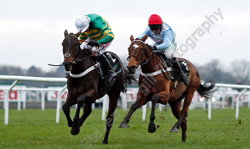 Verdana-Blue-0004 
 VERDANA BLUE (right, Nico De Boinville) beats BUVEUR D'AIR (left) in The Unibet Christmas Hurdle
Kempton 26 Dec 2018 - Pic Steven Cargill / Racingfotos.com